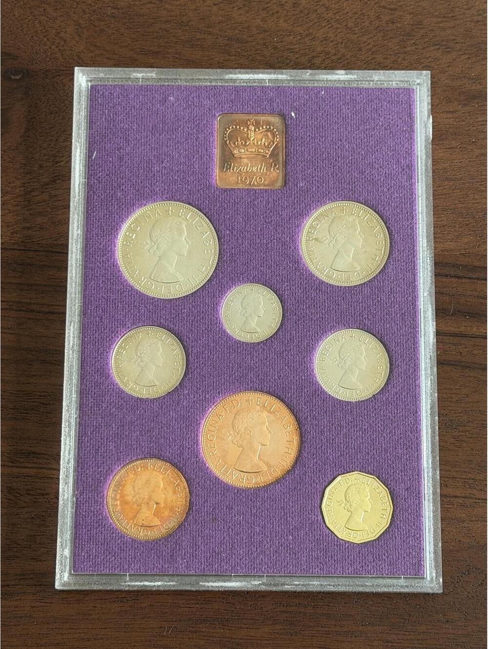 1970 Elizabeth R UK 8 Coin Proof Set Royal Mint Sealed Coins
